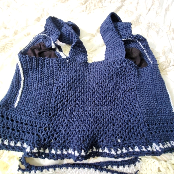 CROCHET BIKINI.  ALIZE THREADS.  LINED.  CUSTOMIZABLE. - Picture 4 of 4